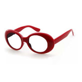 Kurt Oval Glasses Frame oval frame Southood C2 red clear